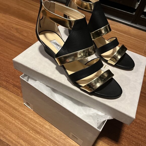 Jimmy Choo wedge shoes 39.5 - Picture 12 of 14